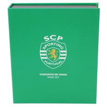 Load image into Gallery viewer, Official Sporting CP Wine Set with Gift Box - Corkscrew, Foil Cutter, and Pourer
