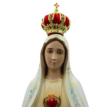 Load image into Gallery viewer, 32&quot; Hand-Painted Immaculate Sacred Heart of Mary Religious Statue with Crown
