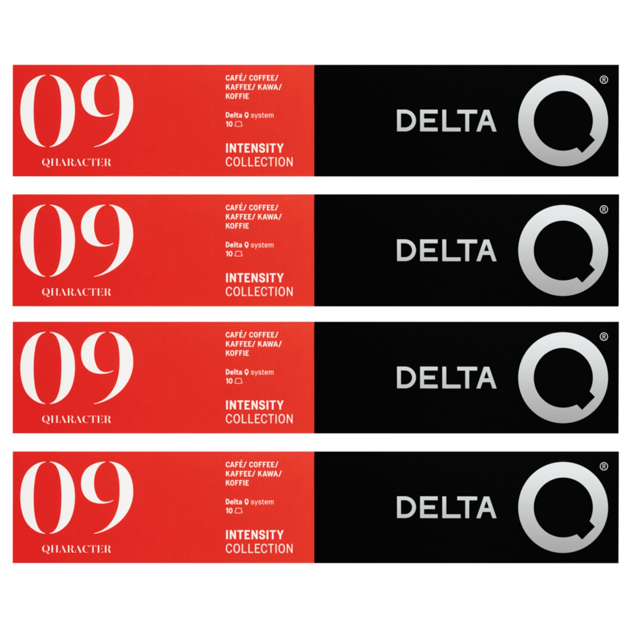Delta Q Espresso Capsules Qharacter #9, 4 Boxes – Portugalia Sales Inc