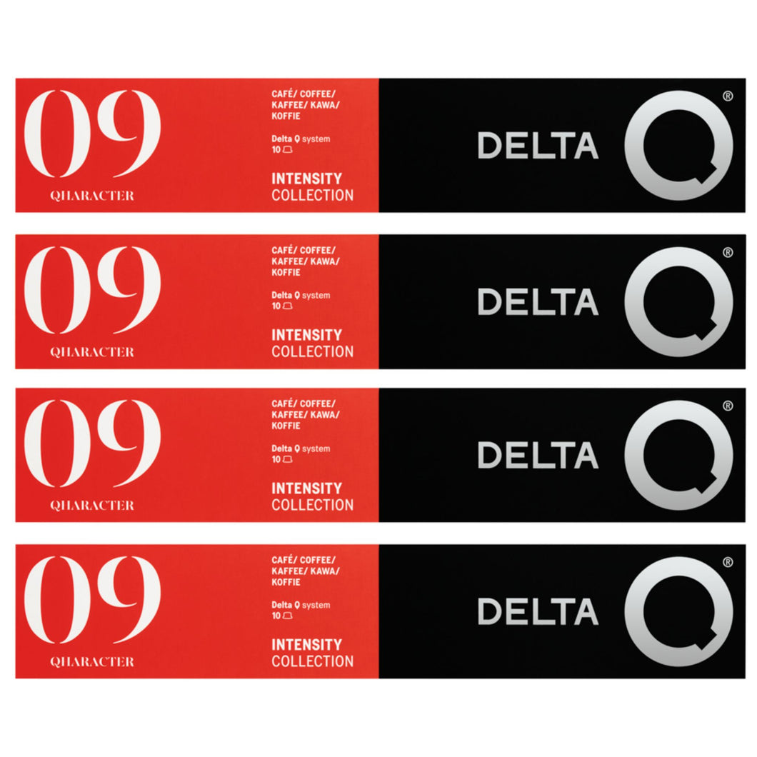 Delta Q Espresso Capsules Qharacter #9, 4 Boxes