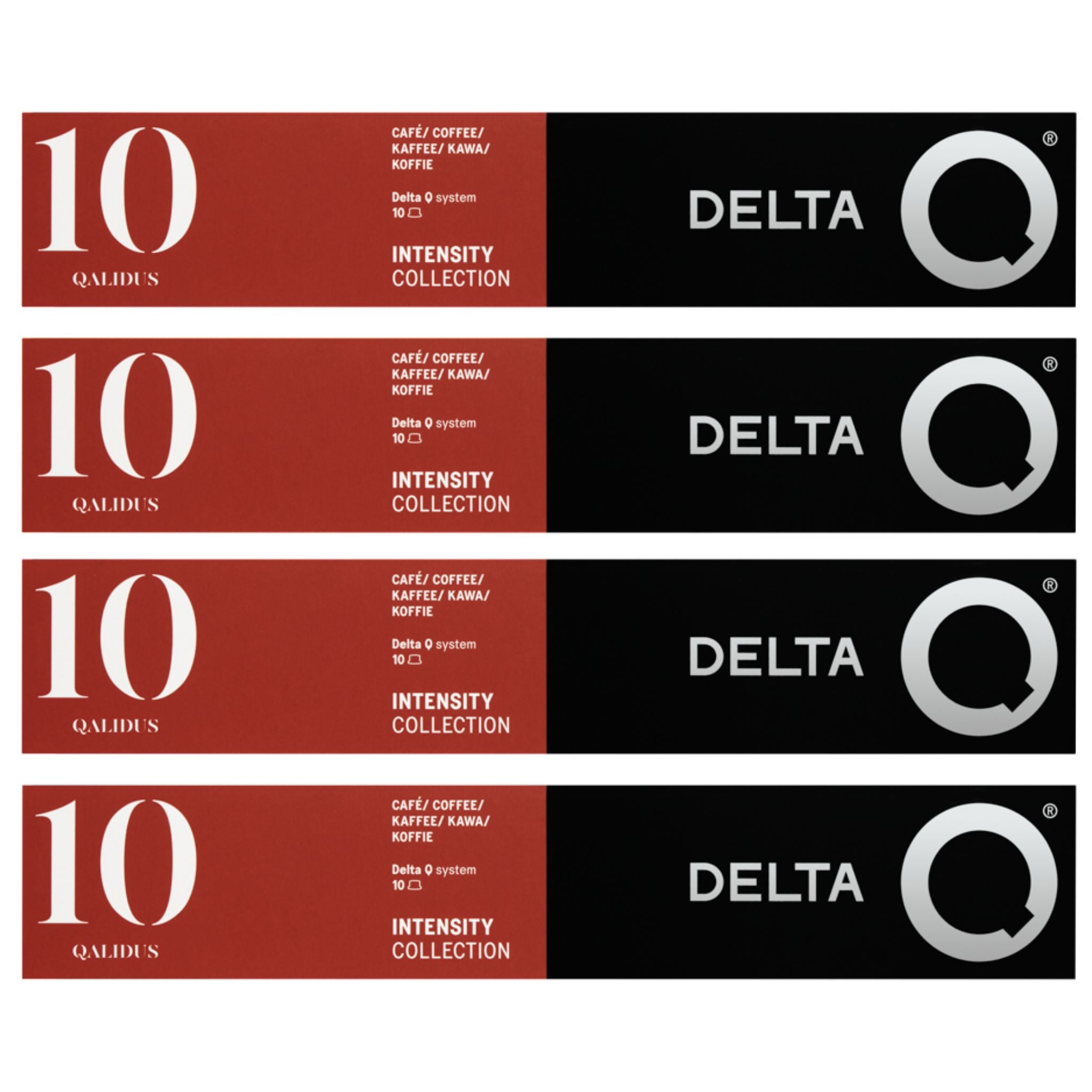 Delta Q Espresso Capsules Qalidus #10, 4 Boxes – Portugalia Sales Inc