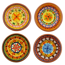 Load image into Gallery viewer, Hand-Painted Portuguese Pottery Clay Terracotta Colorful Dipping Bowl Set
