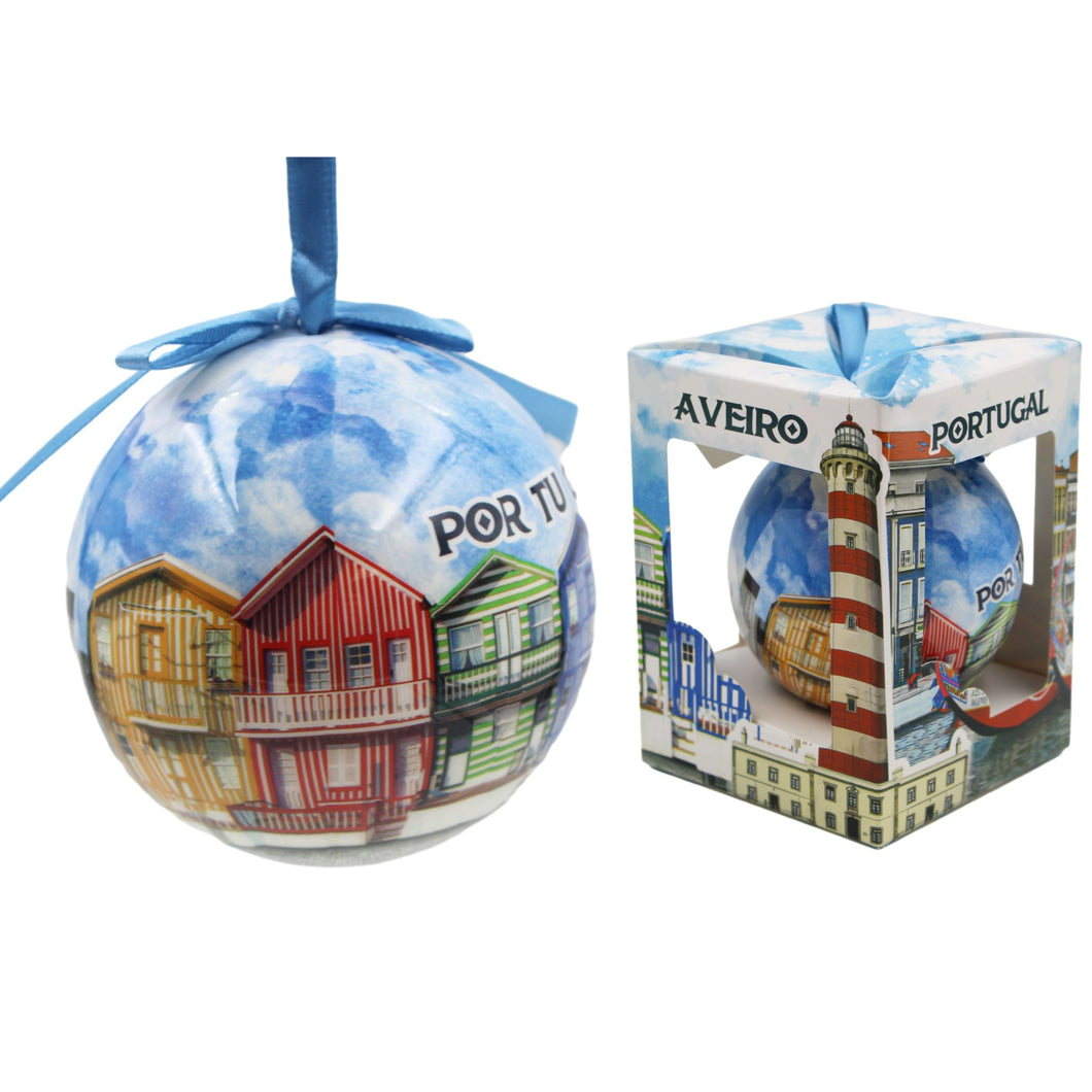 Traditional Aveiro Portugal Themed Christmas Ornament