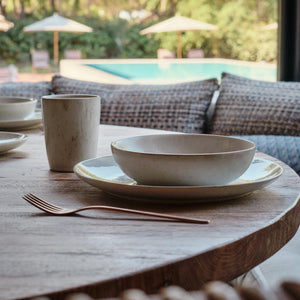 Casa Alegre Sandstorm Coupe Soup Plate/Bowl, Set of 4