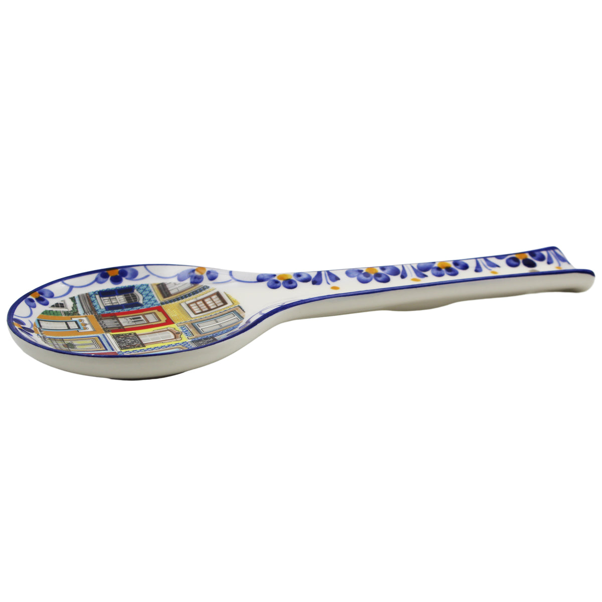 Traditional Portuguese Windows Decorative Ceramic Spoon Rest, Utensil ...
