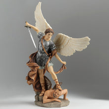 Load image into Gallery viewer, St. Michael the Archangel Statue – Catholic Resin Figurine with Sword, 15”
