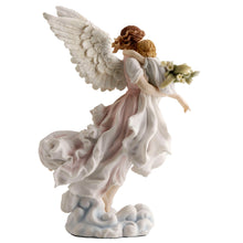 Load image into Gallery viewer, Guardian Angel Watching Over Child Statue – Peaceful Angel Figurine
