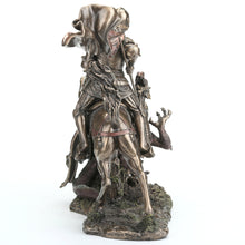 Load image into Gallery viewer, Saint George The Dragon Slayer Statue - Cold Cast Bronze Knight on Horseback Figurine, 10.75"
