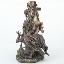 Load image into Gallery viewer, Saint George The Dragon Slayer Statue - Cold Cast Bronze Knight on Horseback Figurine, 10.75"
