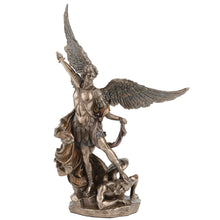 Load image into Gallery viewer, St. Michael the Archangel Statue – Catholic Cold Cast Bronze Figurine with Sword, 9.1”
