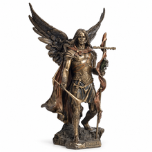 Load image into Gallery viewer, St. Gabriel Archangel Cold Cast Bronze Statue – 14"
