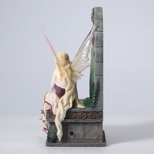 Load image into Gallery viewer, Fairy Wishing Well Lighted Fountain Statue – Fantasy LED Waterfall Figurine, 9.1”
