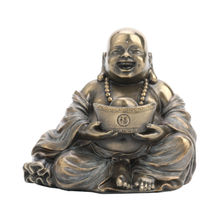 Load image into Gallery viewer, Laughing Buddha Statue Holding Yuanbao with Two Hands
