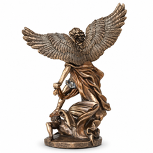 Load image into Gallery viewer, St. Michael the Archangel Statue – Catholic Figurine with Sword, 6.4”
