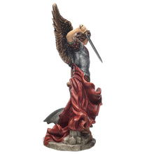 Load image into Gallery viewer, St. Michael the Archangel Statue – Catholic Resin Figurine with Sword, 6.4”
