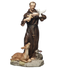 Load image into Gallery viewer, Saint Francis of Assisi Figurine with Animals
