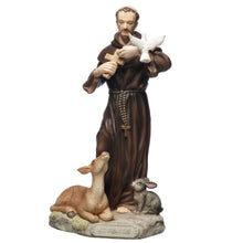 Load image into Gallery viewer, Saint Francis of Assisi Figurine with Animals
