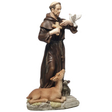Load image into Gallery viewer, Saint Francis of Assisi Figurine with Animals
