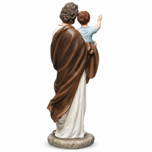 Load image into Gallery viewer, St. Joseph Statue - Catholic Figurine with Child Jesus, 6.3"
