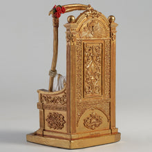 Load image into Gallery viewer, Santa Muerte On Throne With Scythe And Scale Firgurine

