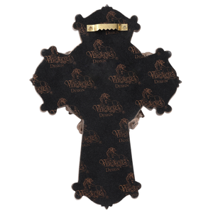 The Ascension of Jesus Cross Wall Plaque with Angels and Virgin Mary