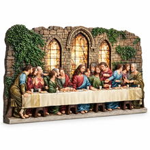 Load image into Gallery viewer, Jesus and the Last Supper Polystone Wall Plaque, 16.4"
