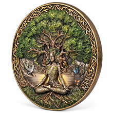 Load image into Gallery viewer, Goddess Under the Tree of Life Wall Plaque, 6.3"
