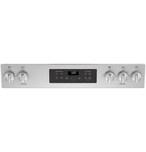 Load image into Gallery viewer, General Electric JGSS66SELSS 30&quot; Slide-In Front-Control Convection Gas Range, 220-240 Volts Export Only - Special Order
