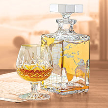 Load image into Gallery viewer, Vista Alegre Crystal Atlas Whisky Decanter
