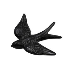 Load image into Gallery viewer, Hand-painted Portuguese Ceramic Black Swallow, Set of 2
