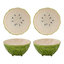 Load image into Gallery viewer, Bordallo Pinheiro Tropical Fruits Annona Bowl, Set of 4
