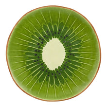 Load image into Gallery viewer, Bordallo Pinheiro Tropical Fruits Kiwi Charger Plate
