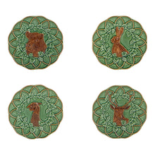Load image into Gallery viewer, Bordallo Pinheiro Woods Assorted Bread and Butter Plate, Set of 4
