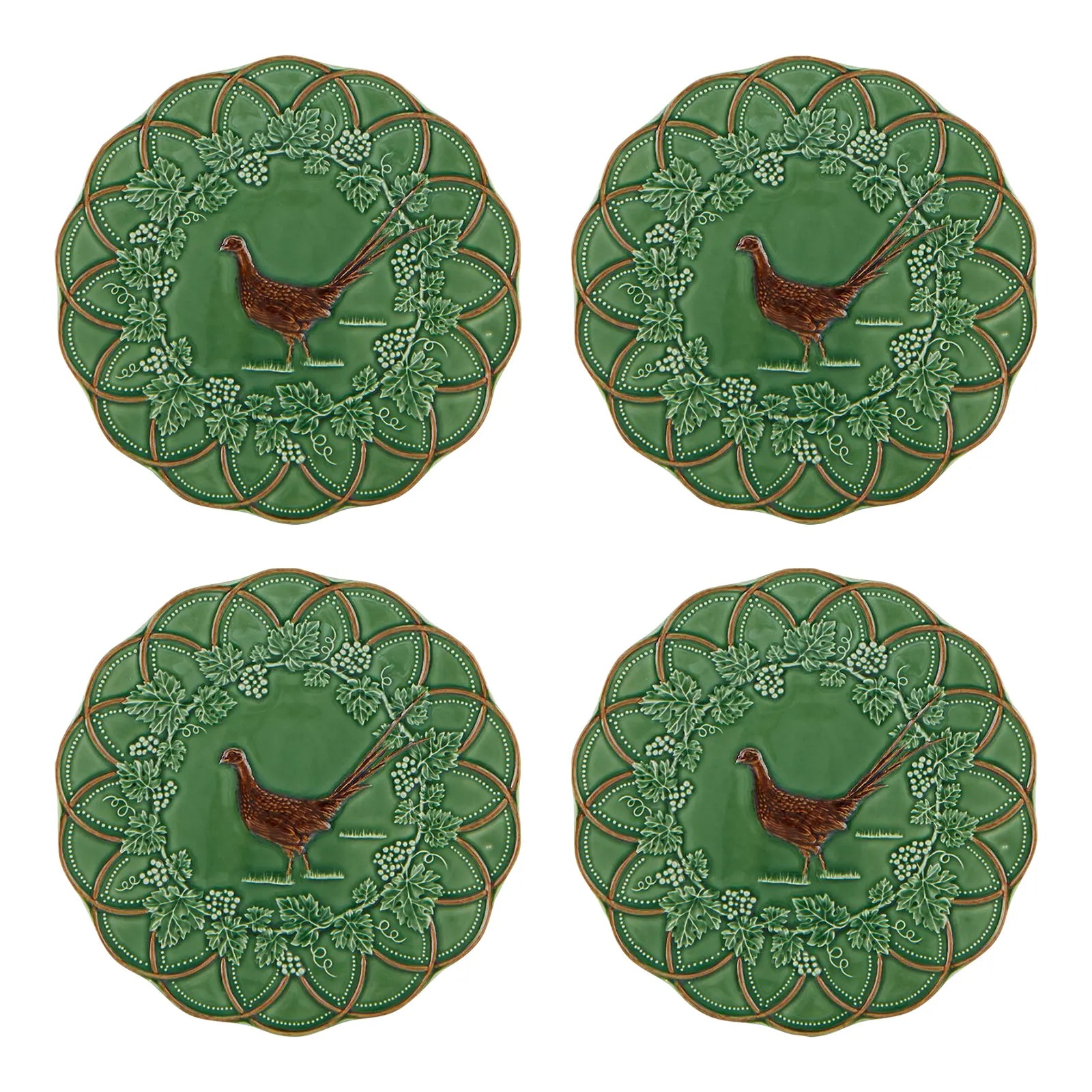 Bordallo Pinheiro Woods Pheasant Plate - Thumbnail 3