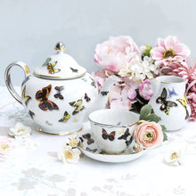Load image into Gallery viewer, Vista Alegre Butterfly Parade Tea Cup and Saucer
