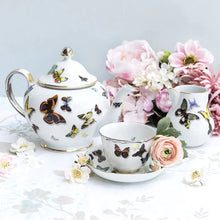 Load image into Gallery viewer, Vista Alegre Butterfly Parade Coffee Cup and Saucer
