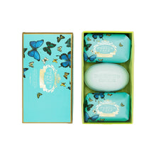 Load image into Gallery viewer, Castelbel Portus Cale Butterflies Sugarcane and Lemongrass 150g Soap, Set of 3
