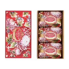 Load image into Gallery viewer, Castelbel Portus Noble Red Peony, Cedar and Rose 150g Soap, Set of 3
