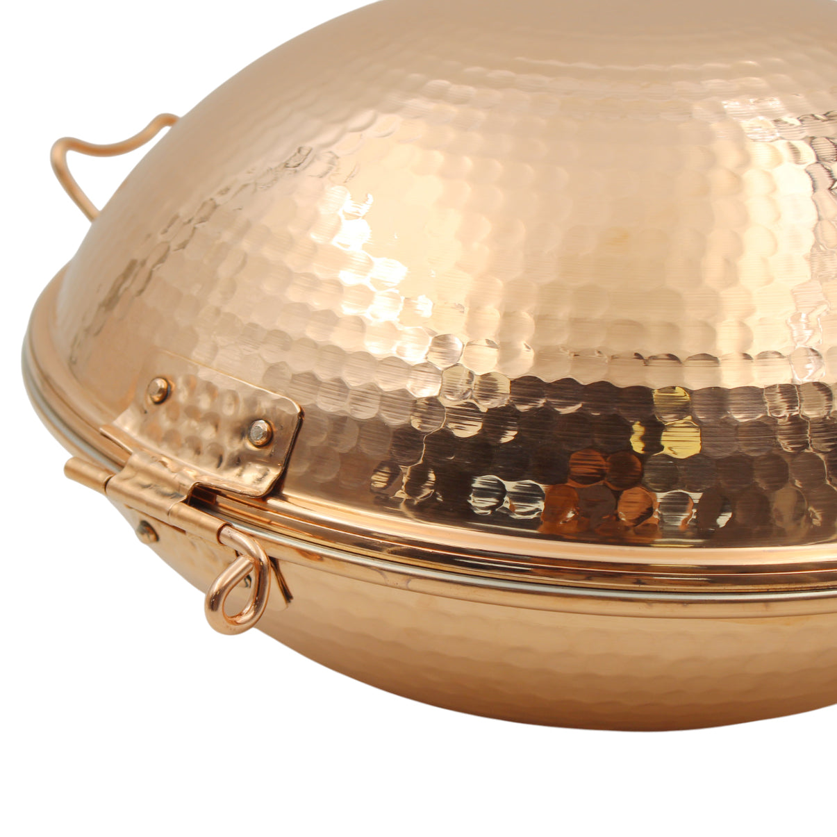 Côteur CopperGarden® 30 cm Cataplana - lisse - poêle - casserole cuivre Côteur CopperGarden® 30 cm Cataplana - lisse - poêle - casserole cuivre