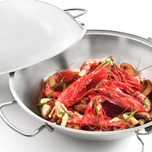 Load image into Gallery viewer, Silampos Stainless Steel Cataplana Food Steamer Pot
