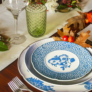 Vista Alegre Coralina Blue Soup Plate, Set of 4