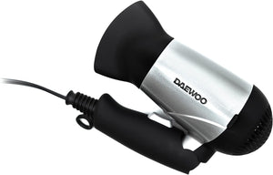 Daewoo Foldable Travel Hair Dryer 1200W, Dual Voltage 110/220V