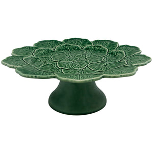 Bordallo Pinheiro Geranium Cake Stand