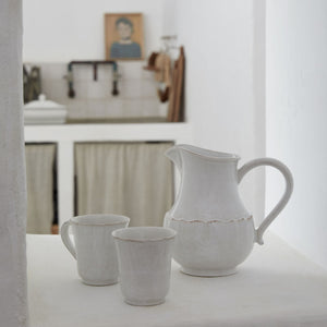 Casafina Impressions 12 oz. White Mug Set