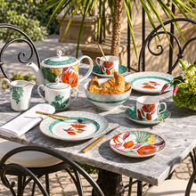 Load image into Gallery viewer, Vista Alegre Lotus Espresso Cup and Saucer, Set of 4
