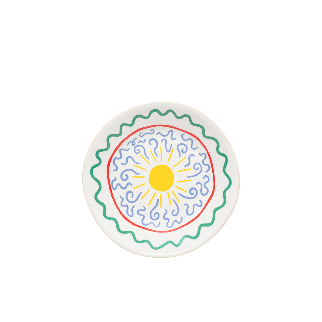 Costa Nova Summer Bliss Sun Appetizer Plate Set