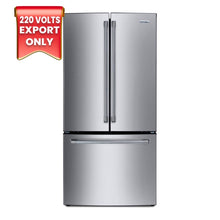 Load image into Gallery viewer, Mabe Ino27Jspffs 27 Cu. Ft. Stainless Steel French Door Refrigerator 220 Volts Export Only
