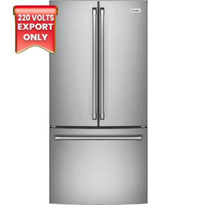 Mabe Iwo19Jspfss 23 Cu Ft Stainless Steel French Door Refrigerator 220 Volts Export Only