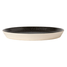 Load image into Gallery viewer, Costa Nova Nótos 8&quot; Latitude Black Round Plate Set
