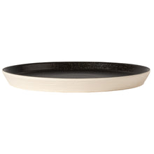 Load image into Gallery viewer, Costa Nova Nótos 11&quot; Latitude Black Round Plate Set
